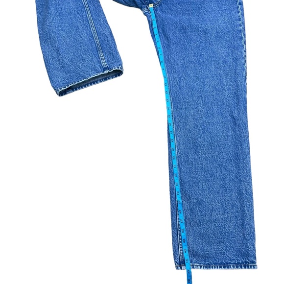 Abercrombie & Fitch Curve Love High Rise Loose Jean Medium Size 27 Size 4 Long - Picture 12 of 12